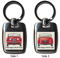 Jaguar XK120 DHC (disc wheels) 1948-54 Keyring 5